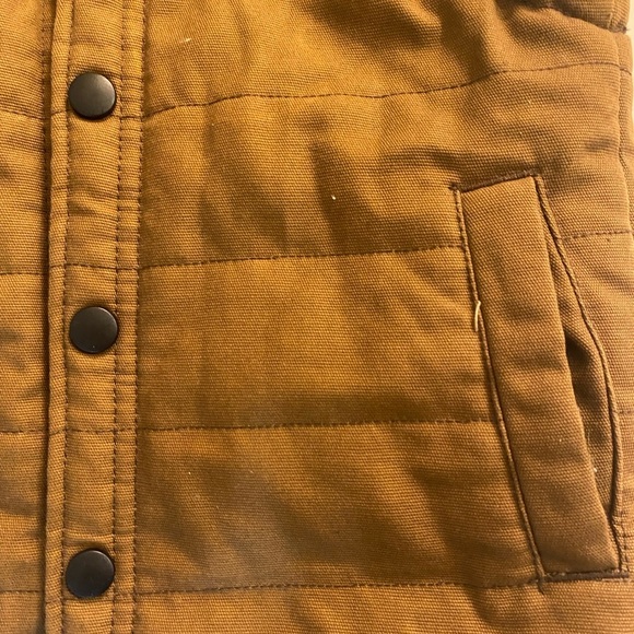 UnionBay Vest Brown Size 3T Youth Puffer Vest Pockets Flannel Lining - Picture 2 of 6
